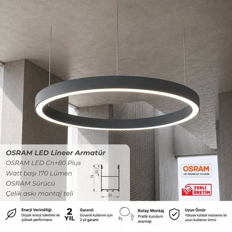 OSRAM LED Simit Lineer Sarkıt Armatür