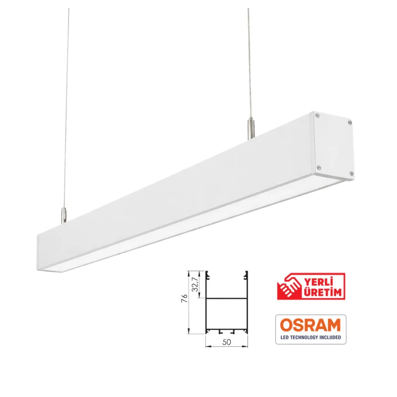 OSRAM Sarkıt LED Lineer Armatür Beyaz Kasa